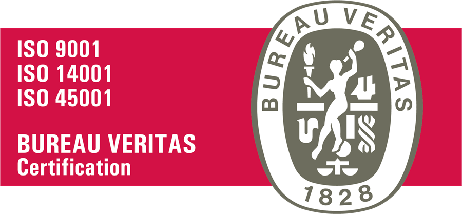 Bureau Veritas sertifikavimo ženklas: ISO 9001, ISO 14001, ISO 45001